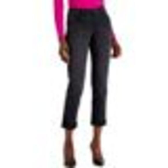 INC International Concepts Boyfriend Mid-Rise Jeans In Noir Wash 4/27 - Picture 3 of 3